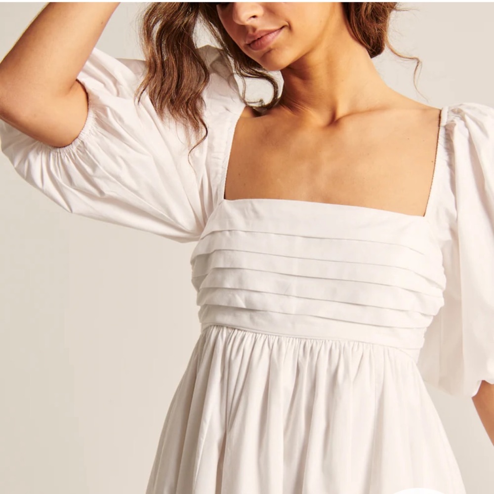 Abercrombie mini white dress